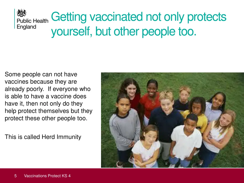 getting vaccinated not only protects yourself