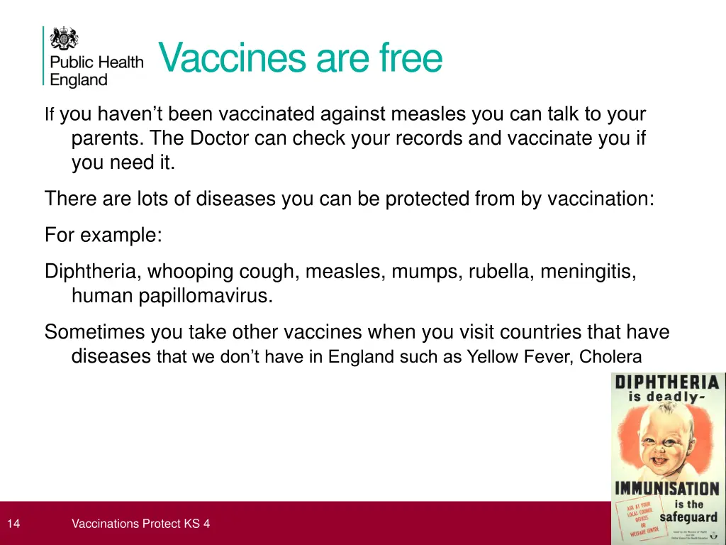 vaccines are free