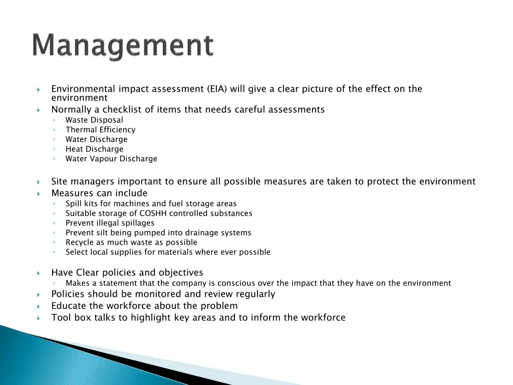 environmental impact assessment eia will give