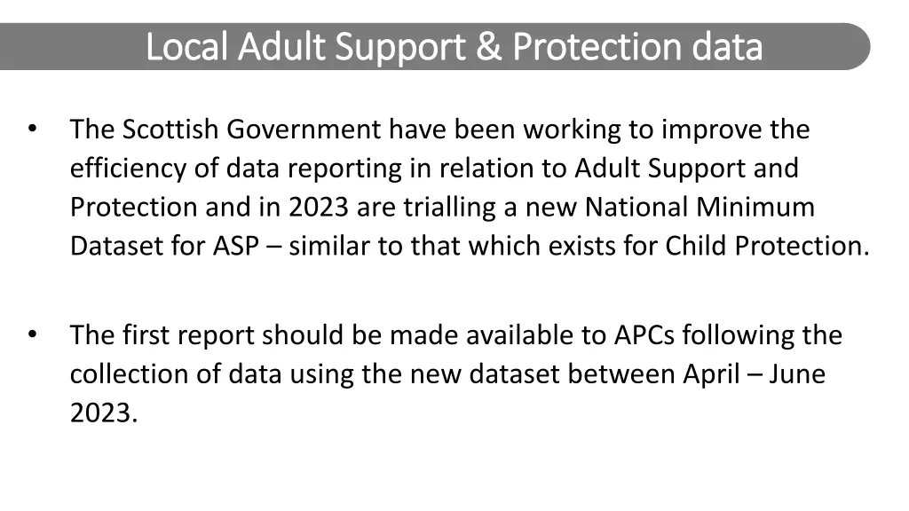 local adult support protection data local adult