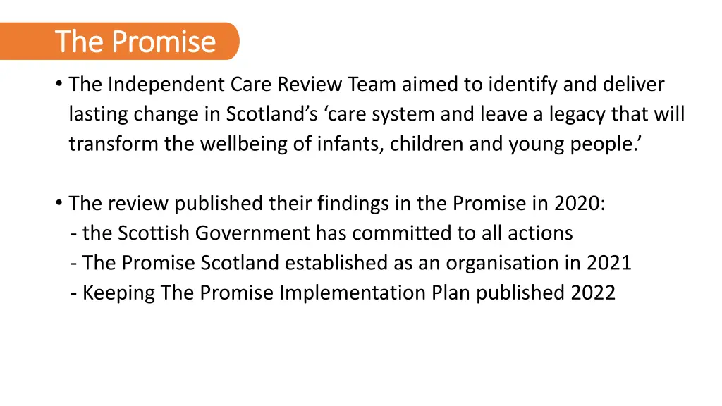 the promise the promise the independent care