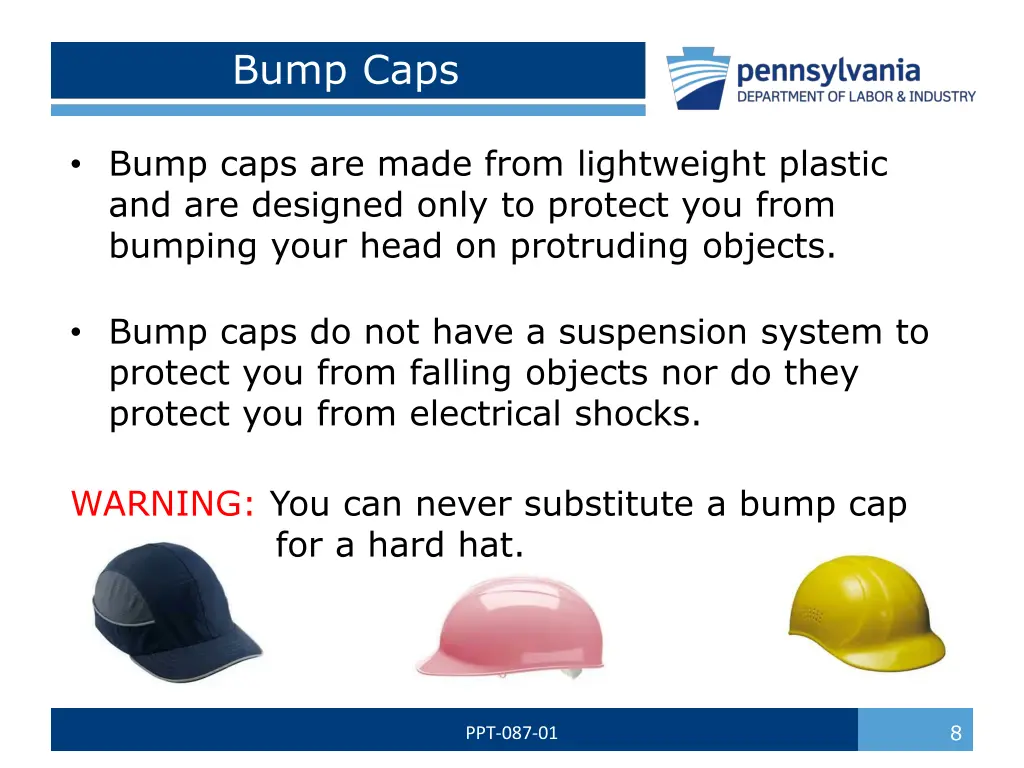 bump caps