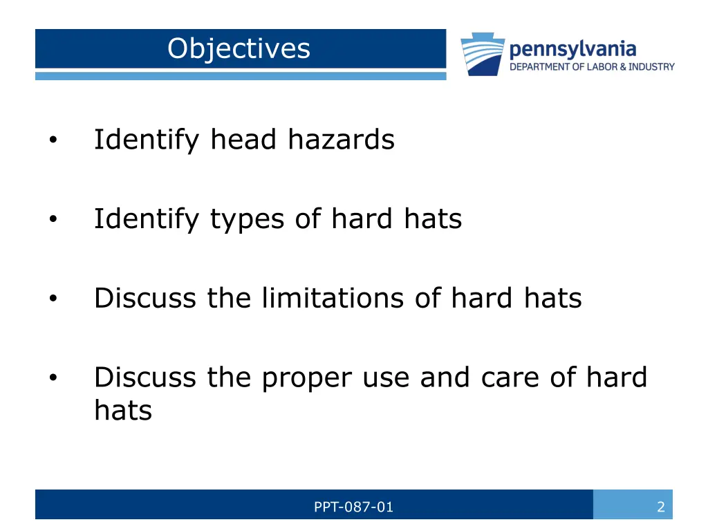 objectives