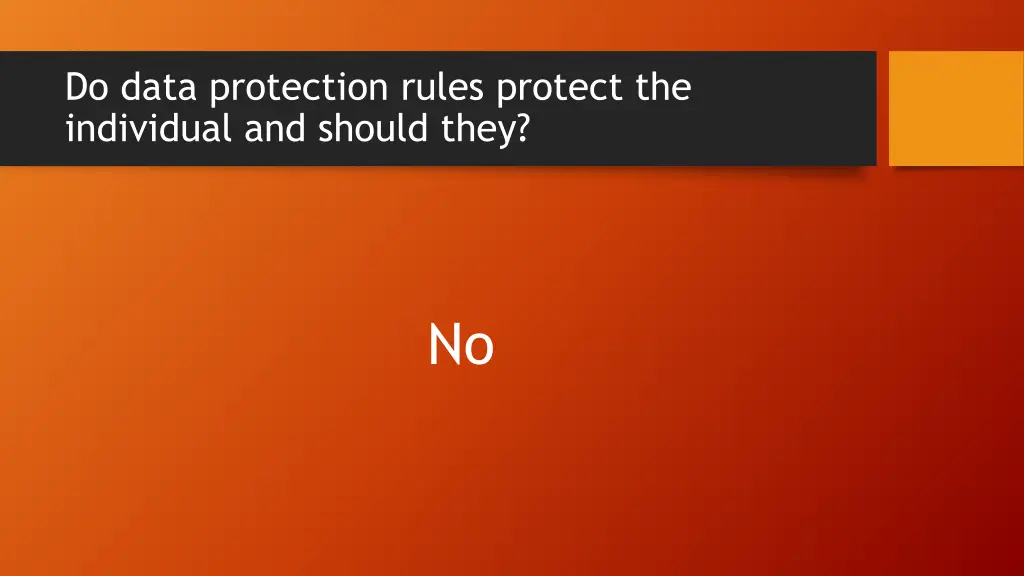 do data protection rules protect the individual