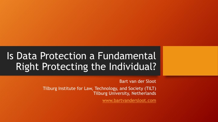 is data protection a fundamental right protecting