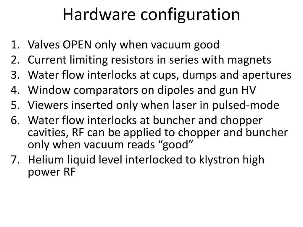 hardware configuration