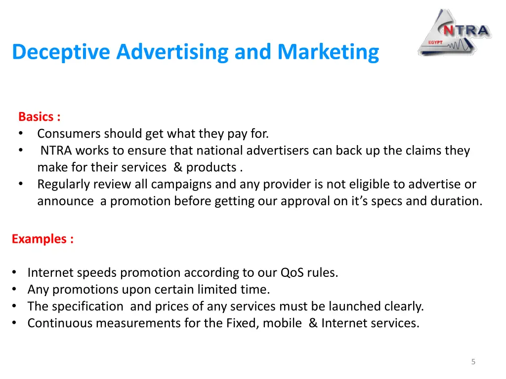 deceptive advertising and marketing