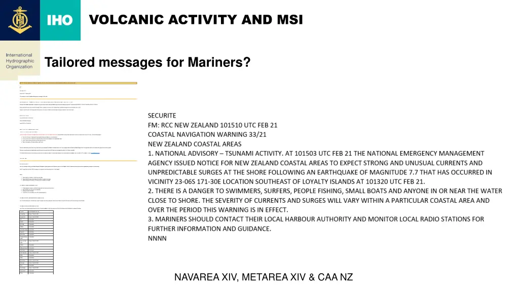 volcanic activity and msi 5