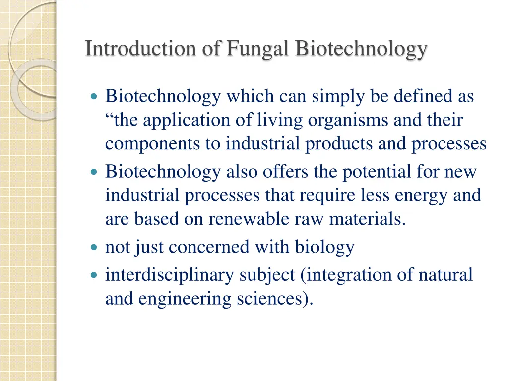 introduction of fungal biotechnology