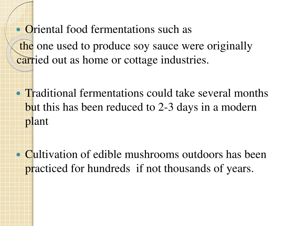 oriental food fermentations such as the one used