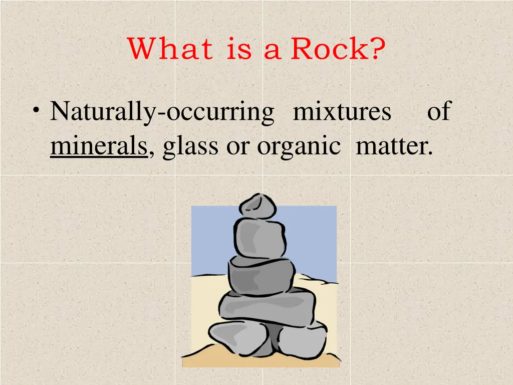 what is a rock