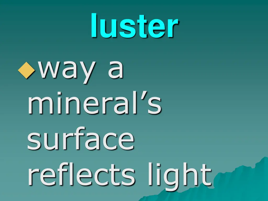 luster