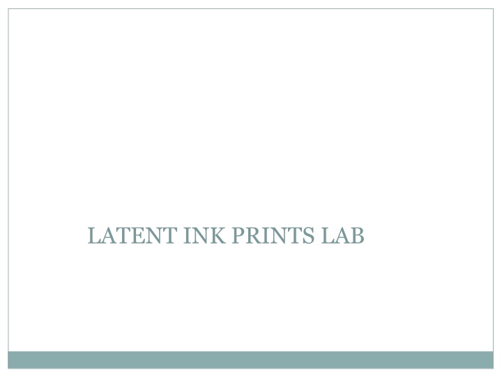 latent ink prints lab