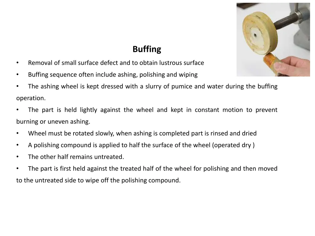 buffing