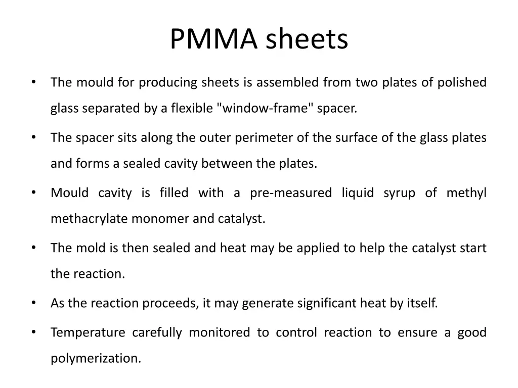 pmma sheets