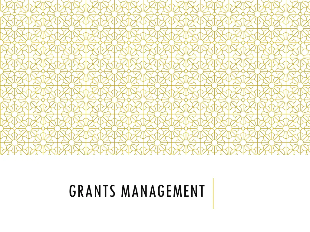 grants management