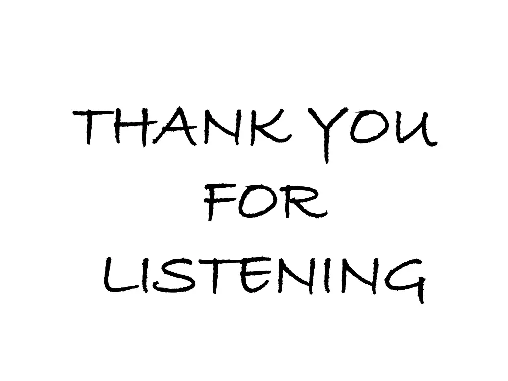 thank you thank you for for listening listening