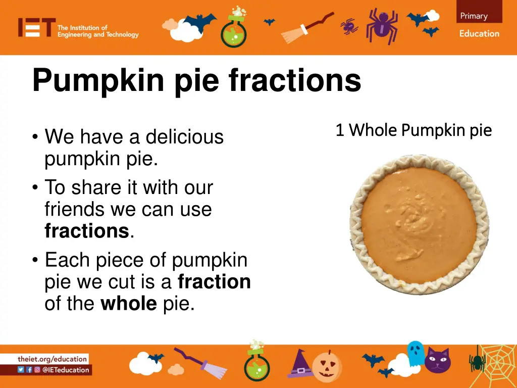 pumpkin pie fractions 1