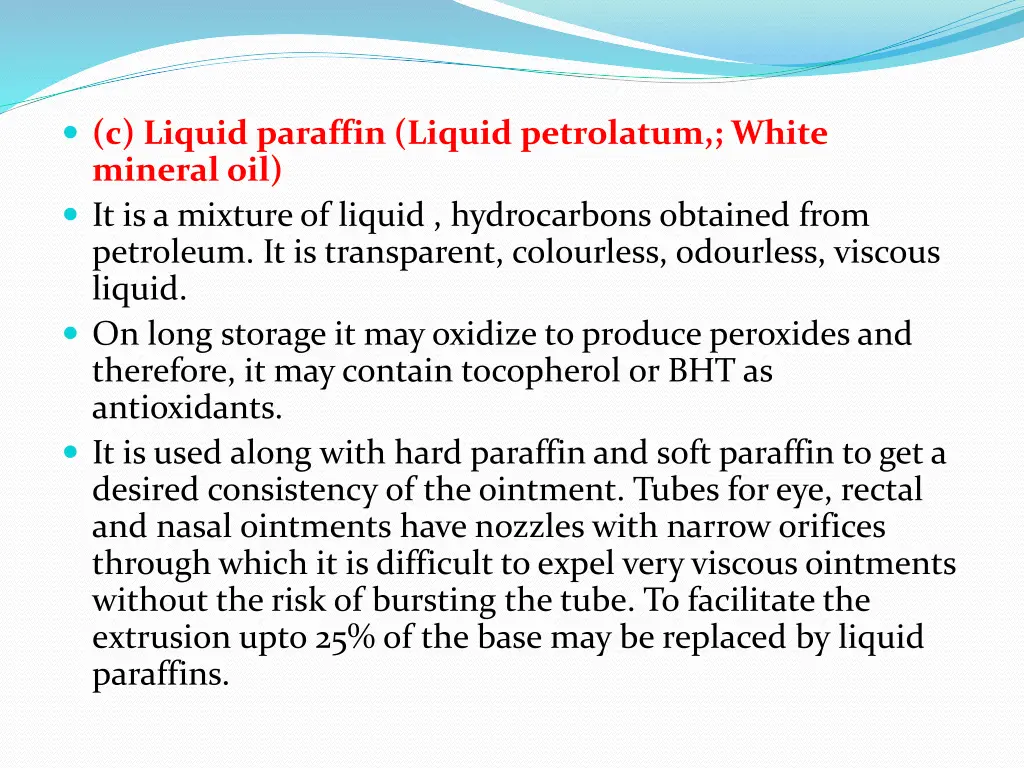 c liquid paraffin liquid petrolatum white mineral