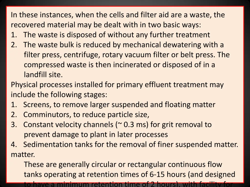 in these instances when the cells and filter