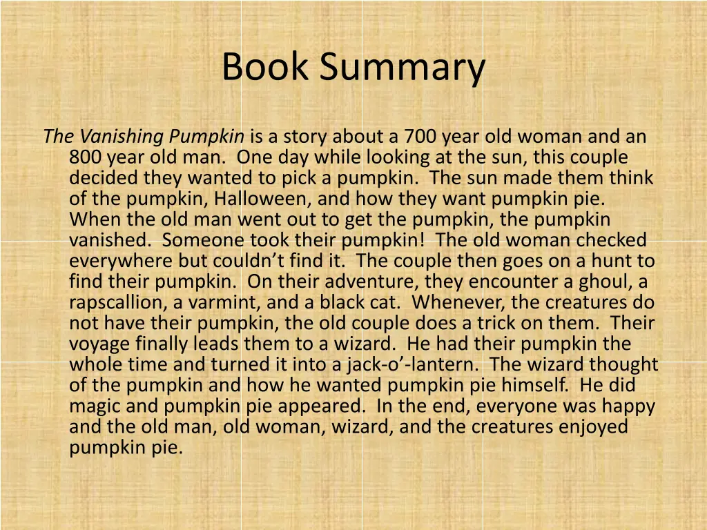 book summary