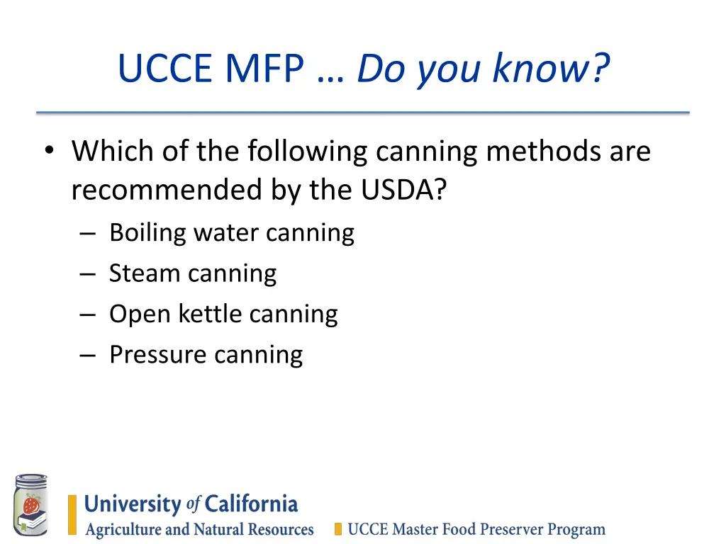 ucce mfp do you know 6