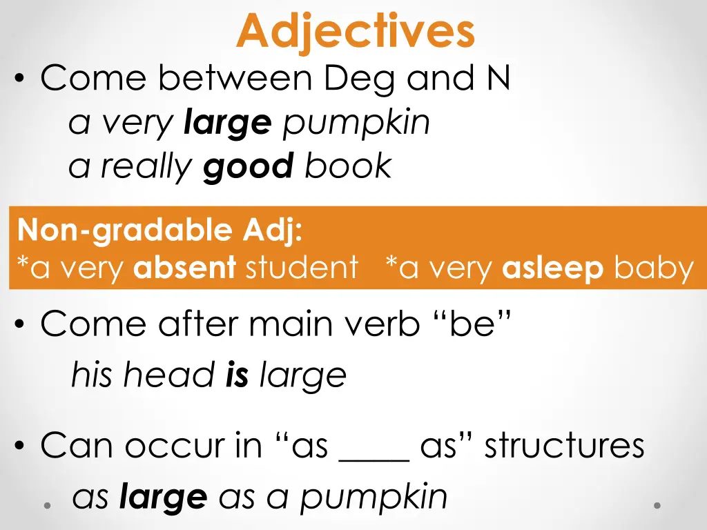 adjectives