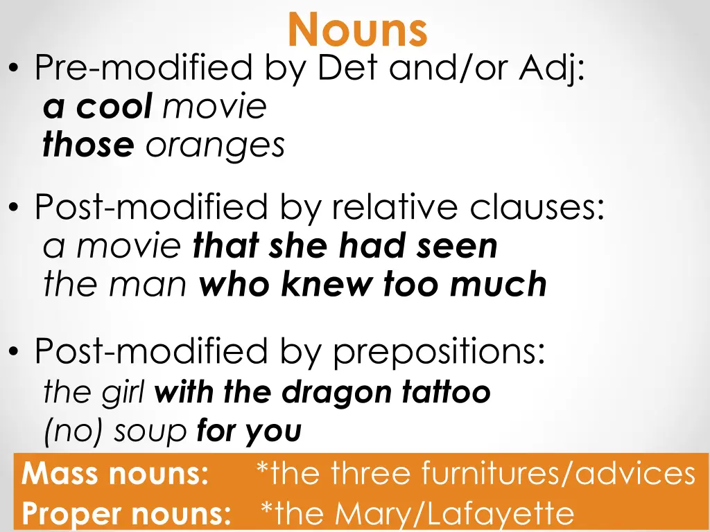 nouns