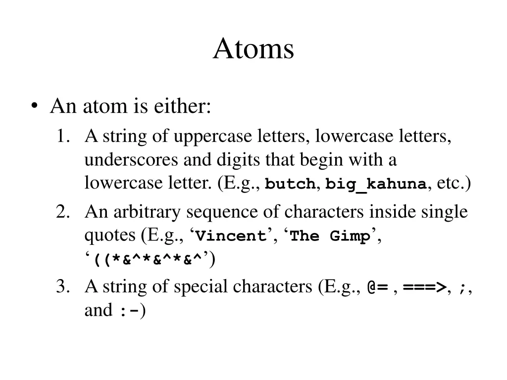 atoms