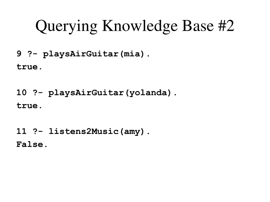 querying knowledge base 2