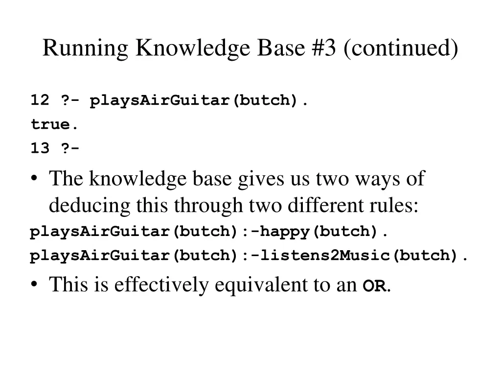 running knowledge base 3 continued