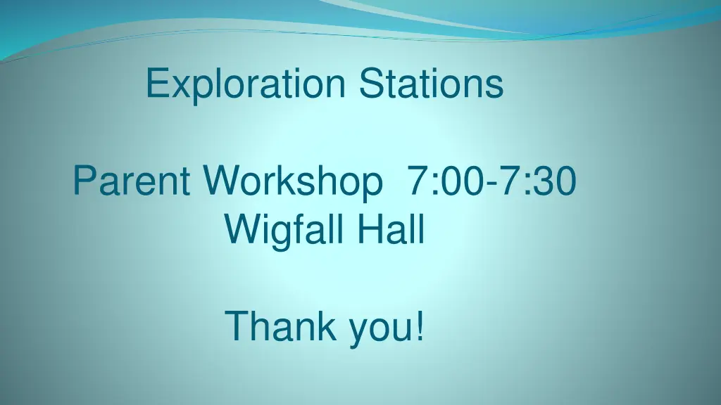 exploration stations