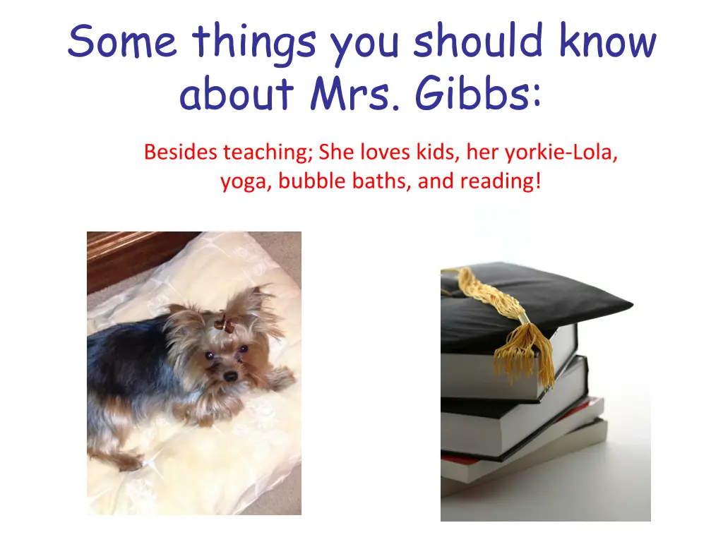 some things you should know about mrs gibbs