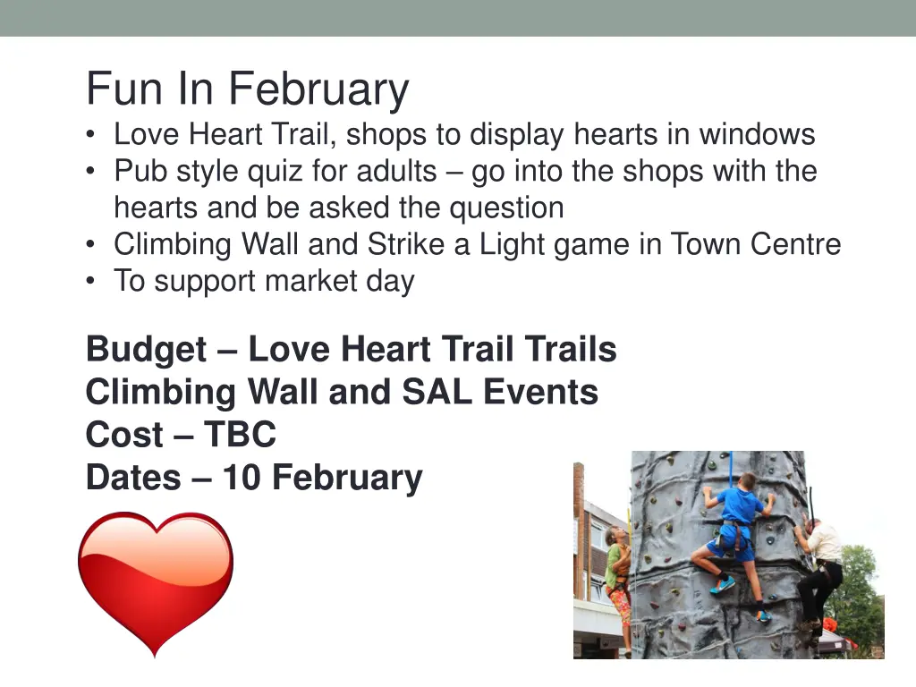 fun in february love heart trail shops to display