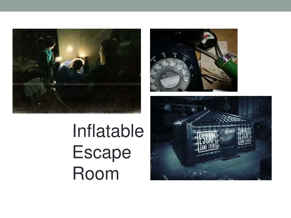 inflatable escape room