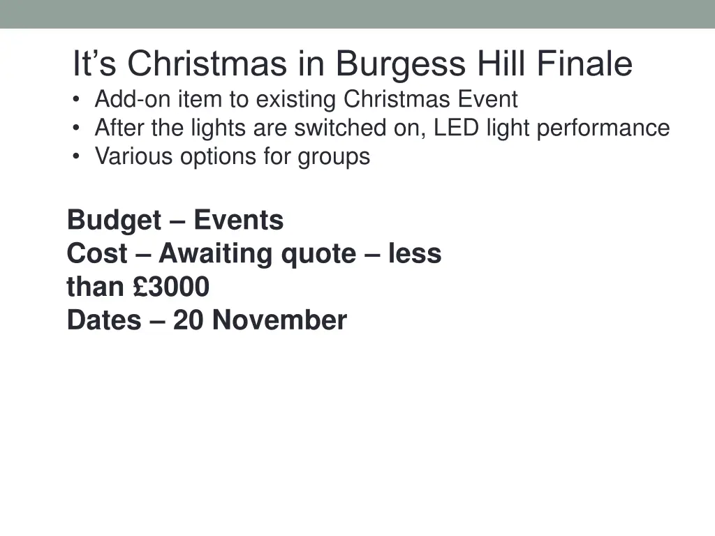 it s christmas in burgess hill finale add on item