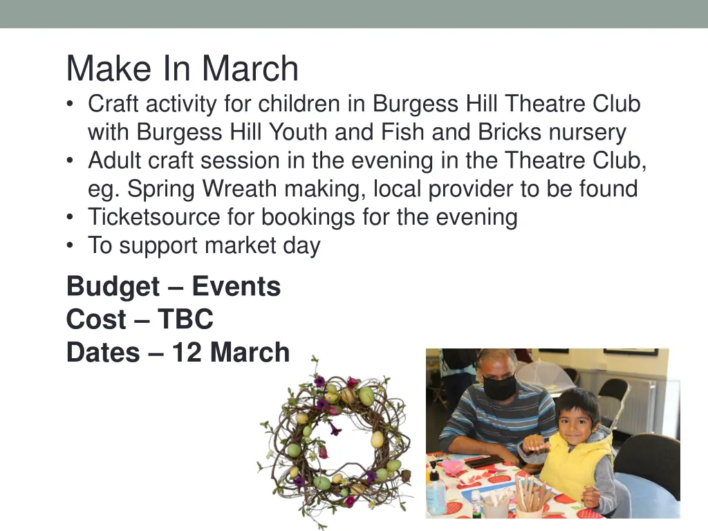 make in march craft activity for children