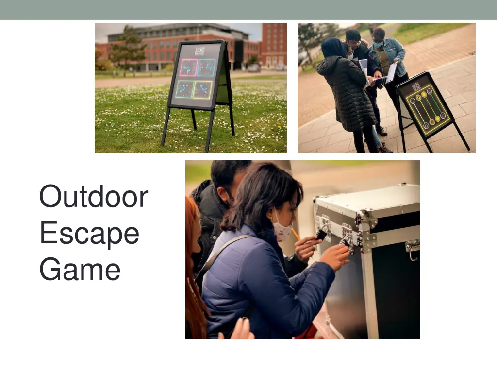 outdoor escape game