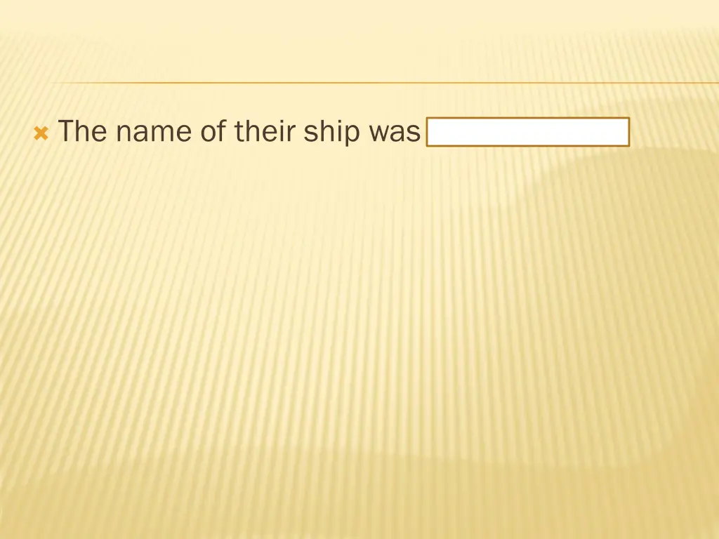 the name of their ship was the mayflower