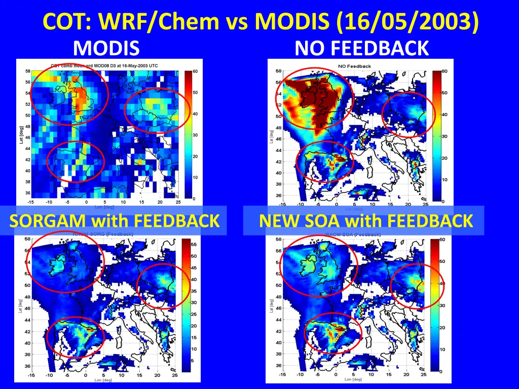 cot wrf chem vs modis 16 05 2003 modis