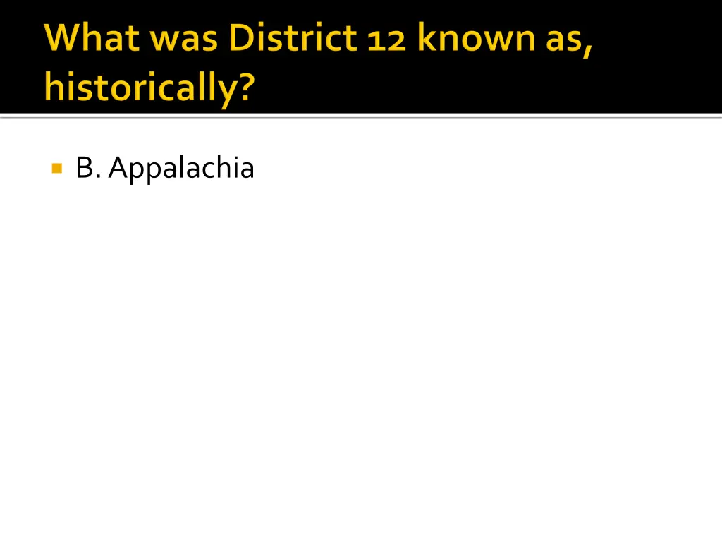 b appalachia