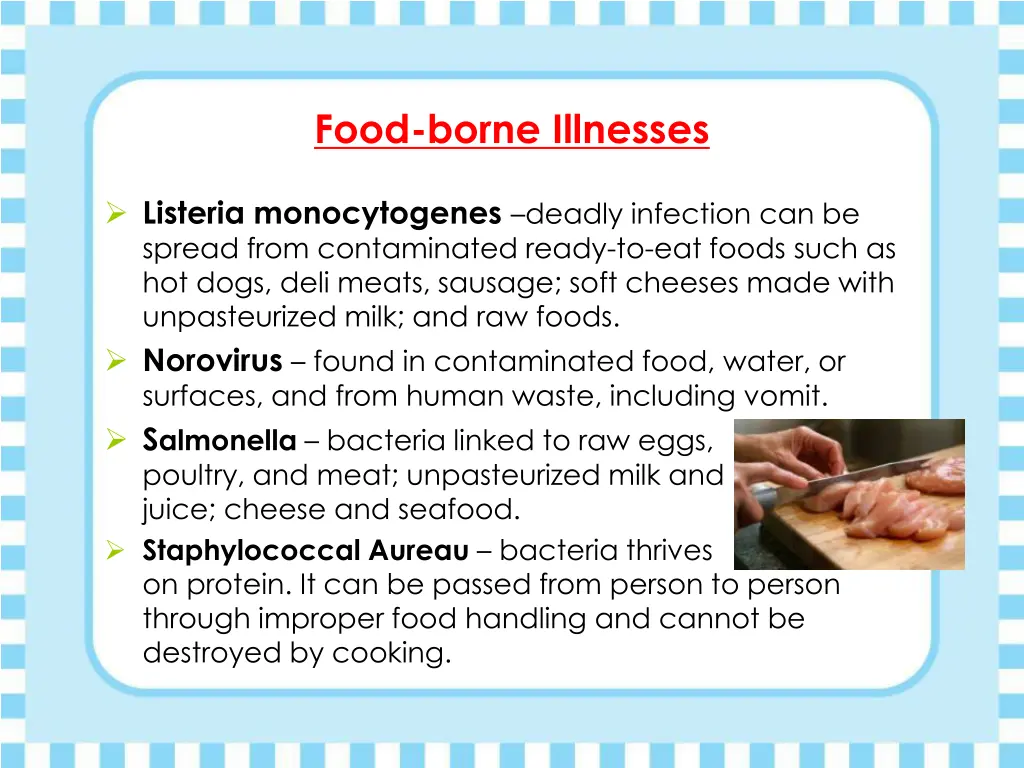 food borne illnesses 1