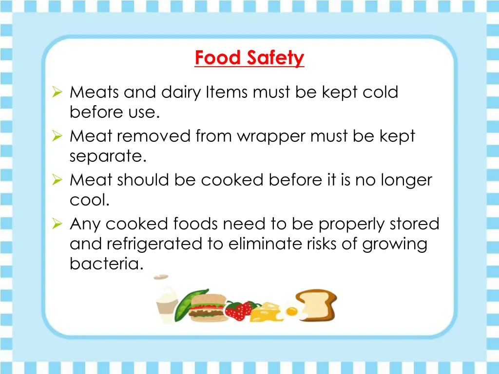 food safety 1