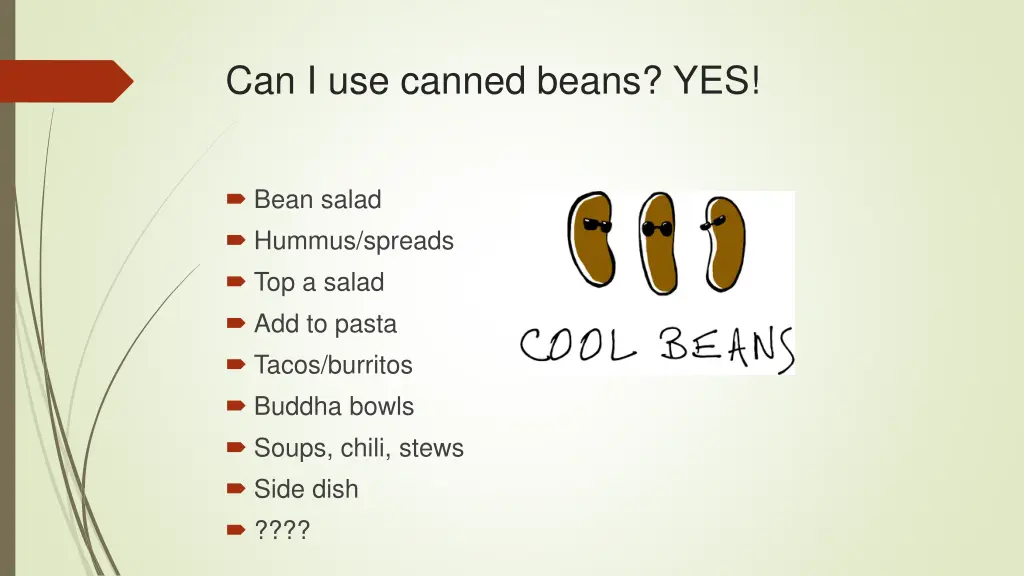 can i use canned beans yes