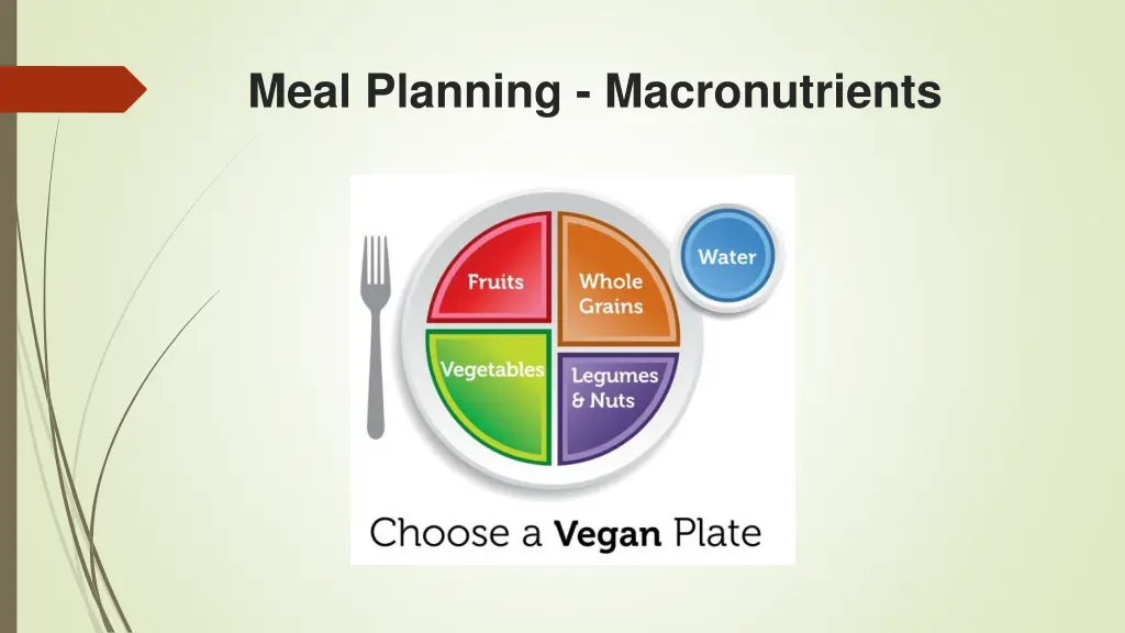 meal planning macronutrients