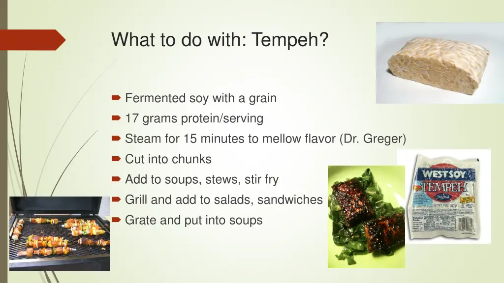 what to do with tempeh