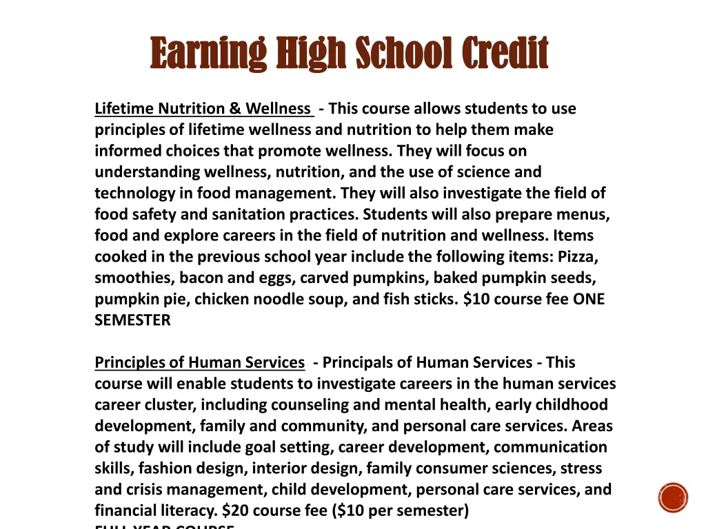 earning high school credit earning high school 2