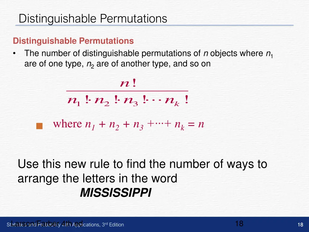 distinguishable permutations 1