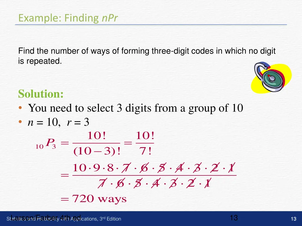 example finding npr