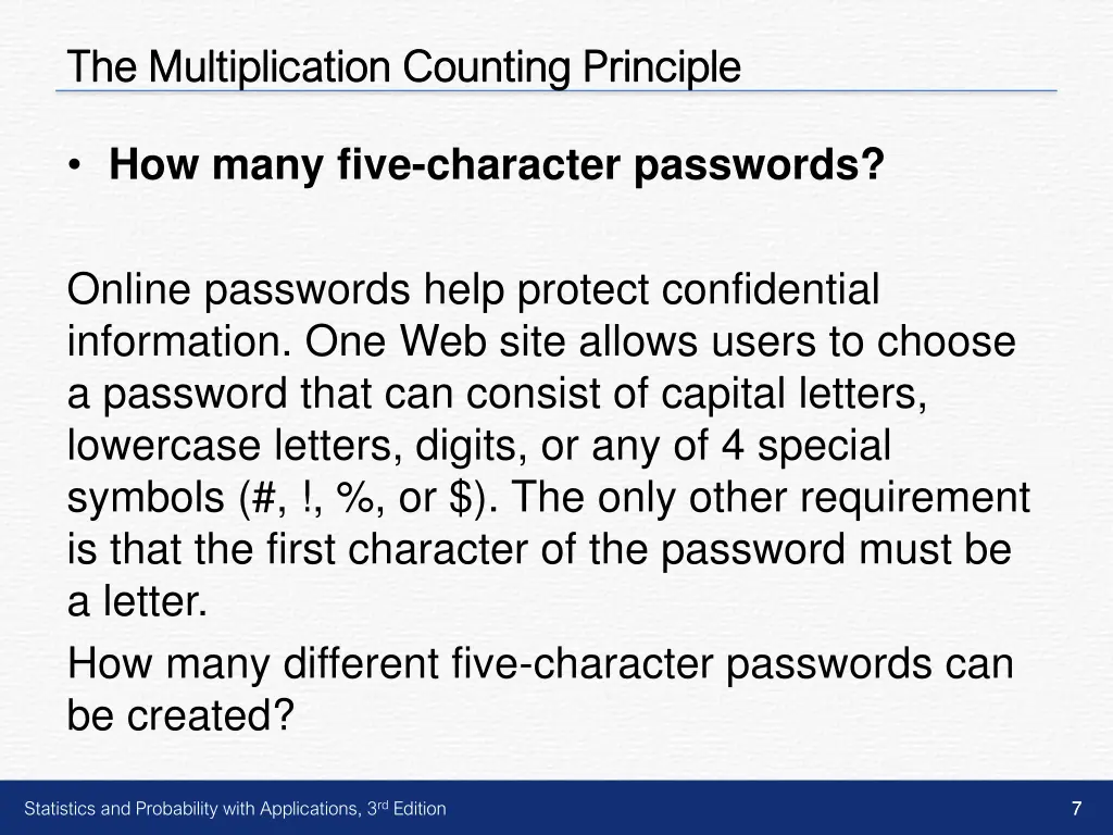 the multiplication counting principle 4